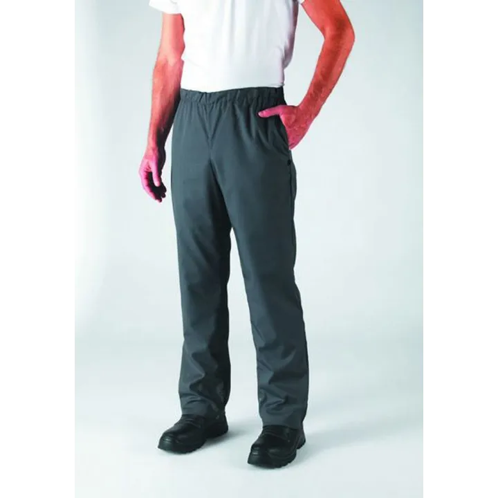 Pantalon Mxte De Cuisine Taille Elastiquee