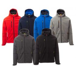 30seven®, veste soft Shell chauffante homme.