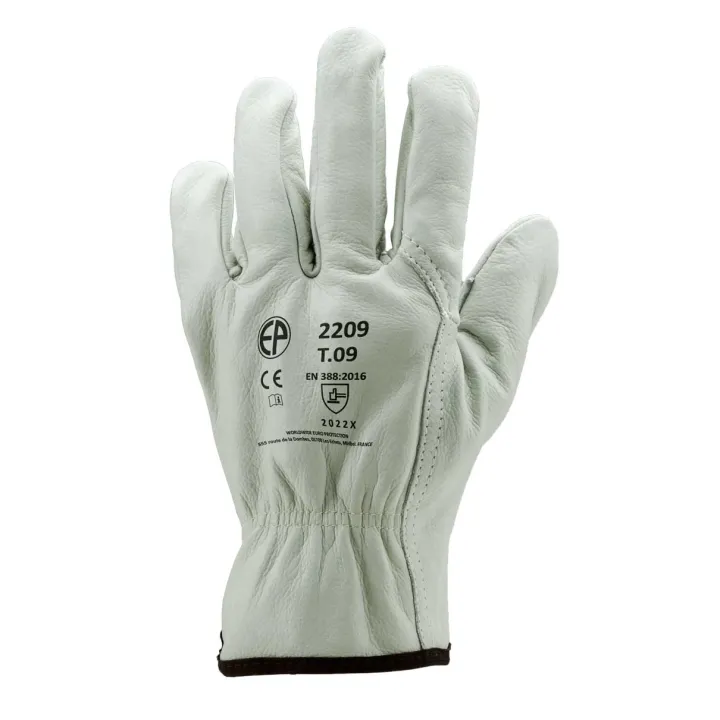 Mo2210 Gant De Ma&icirc;trise Cuir En Fleur De Vachette