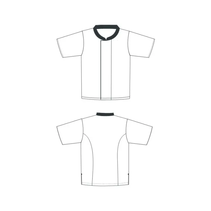 Veste De Cuisine Mixte Valin Blanc/noir