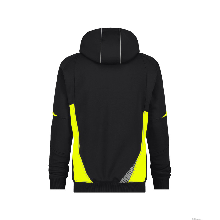 Santos Sweat-shirt Noir/jaune Fluo