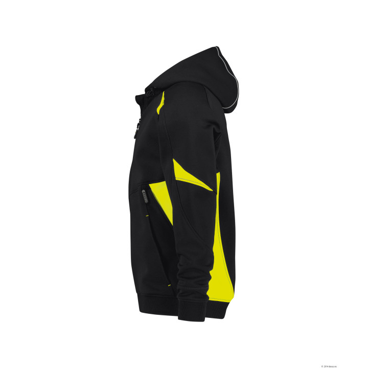 Santos Sweat-shirt Noir/jaune Fluo
