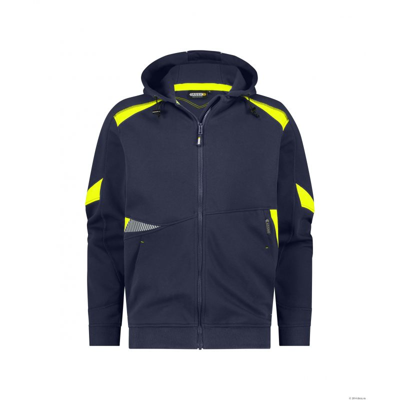 Santos Sweat-shirt Noir/jaune Fluo