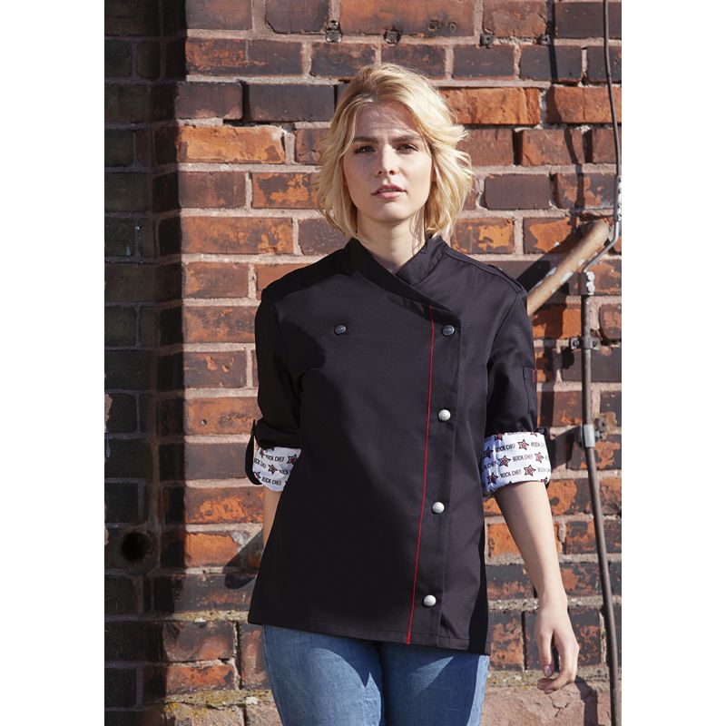 Rcjf 2 Veste De Cuisine Manches Longues Femme