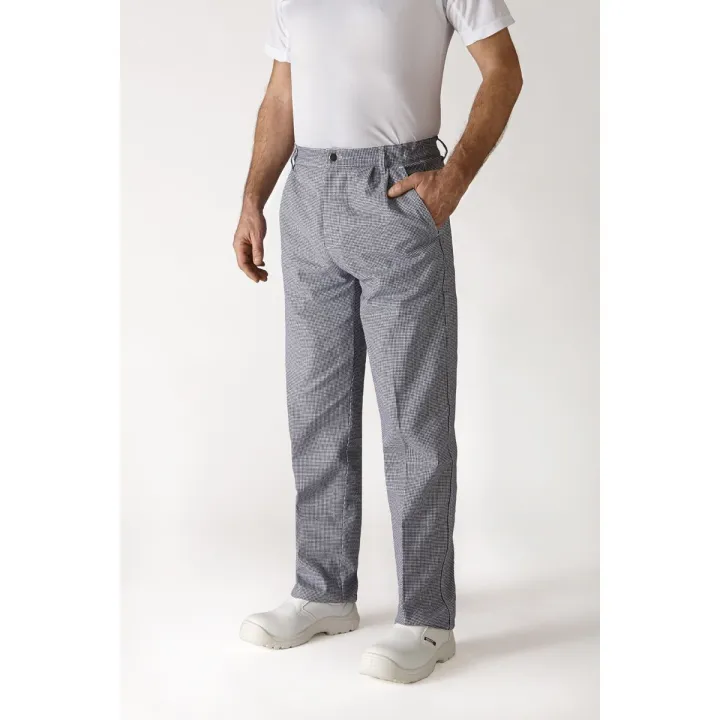 OURAL Pantalon Cuisine Pied De Poule
