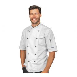 058330m Veste De Cuisinier California Manches Courtes