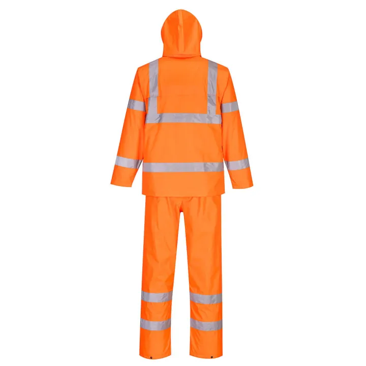 H448 Ensemble De Pluie Enroulable Haute Visibilite