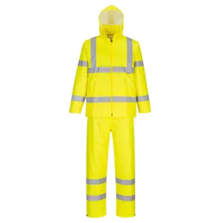 H448 Ensemble De Pluie Enroulable Haute Visibilite
