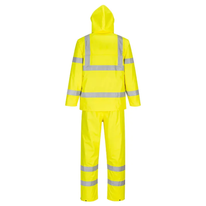 H448 Ensemble De Pluie Enroulable Haute Visibilite