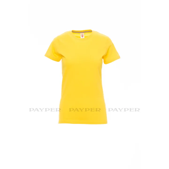 Sunset Lady Tee-shirt Cintr&eacute; Pour Femme