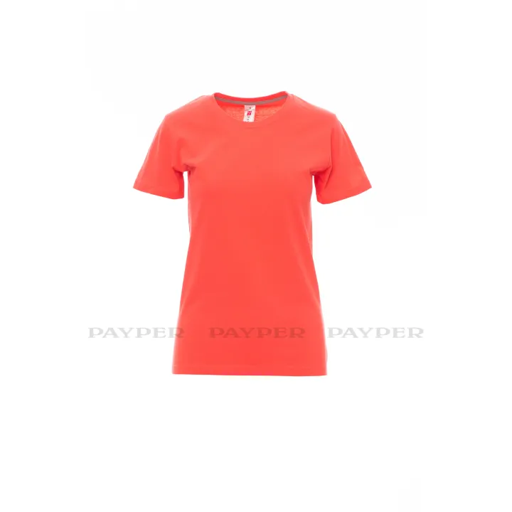 Sunset Lady Tee-shirt Cintr&eacute; Pour Femme