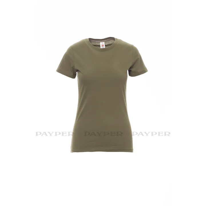 Sunset Lady Tee-shirt Cintr&eacute; Pour Femme