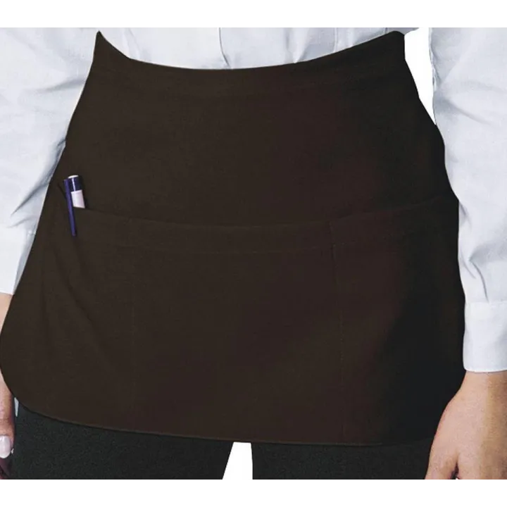 PUB Tablier de service restauration,caf&eacute; polyester 3 poches