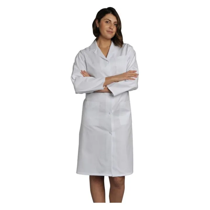 Madona Blouse De Travail Femme Manches Longues Coton