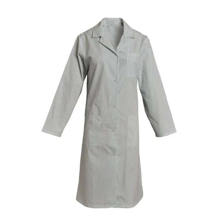 Madona Blouse De Travail Femme &agrave; Manches Longues Ray&eacute;
