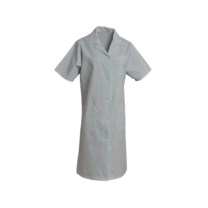 Madona Blouse De Travail Femme &agrave; Manches Courtes Ray&eacute;