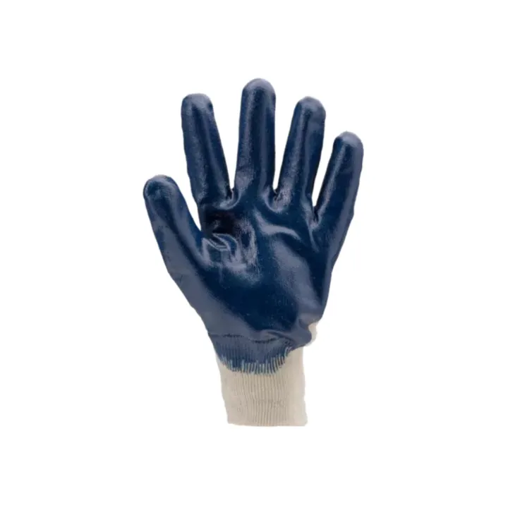 Lot 10 paires de gants nitrile bleu dos a&eacute;r&eacute;, &eacute;conomique