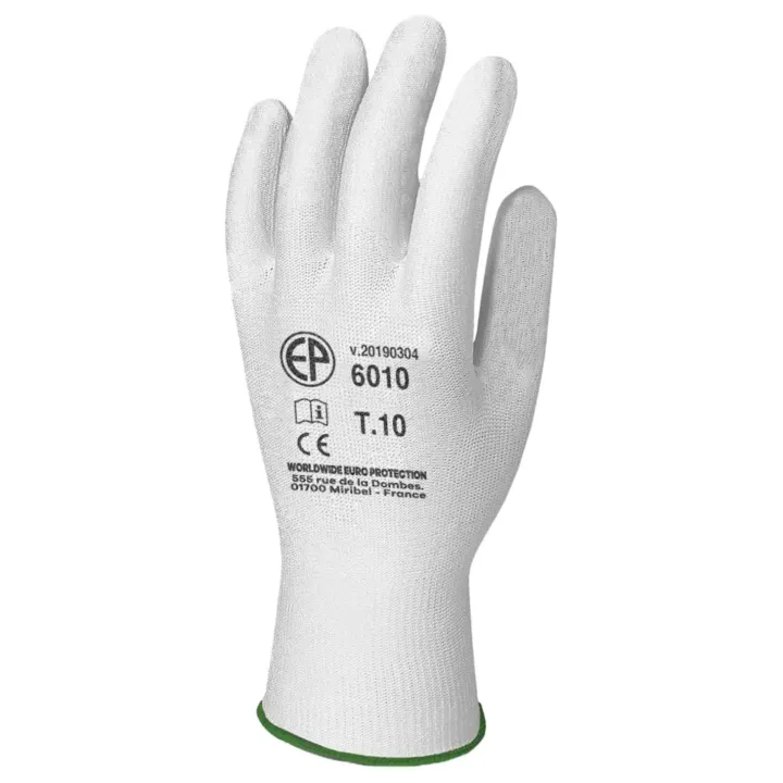 Lot 10 paires de gants tricot&eacute; 100% polyamide
