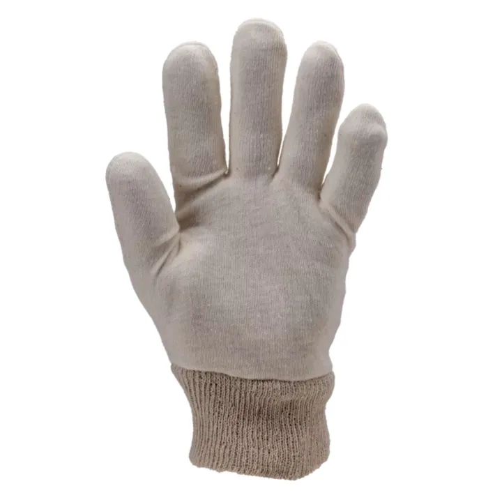 Lot 300 paires de gants coton interlock cousu 30 g