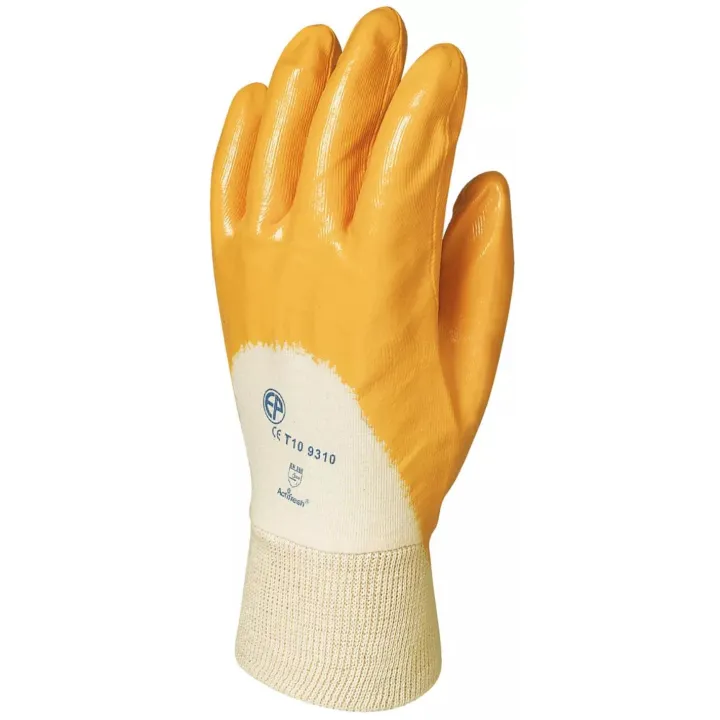 Lot 10 paires de gants EURODEX ultra light jaune qualit&eacute; sup&eacute;rieure