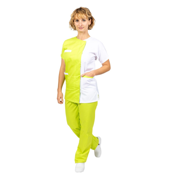 Tunique Medical Bicolore Femme Talia