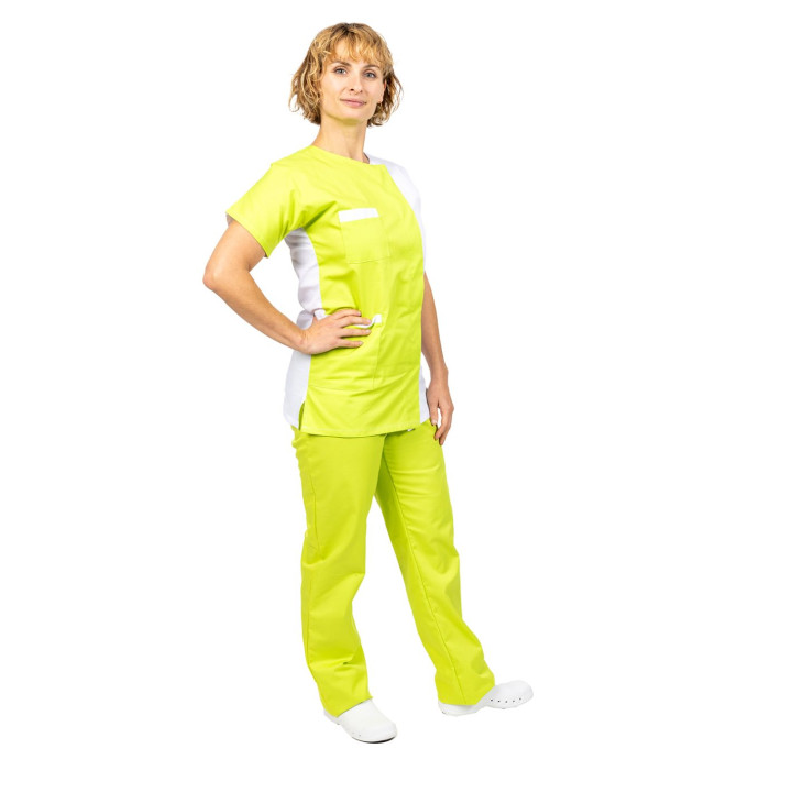 Tunique Medical Bicolore Femme Talia