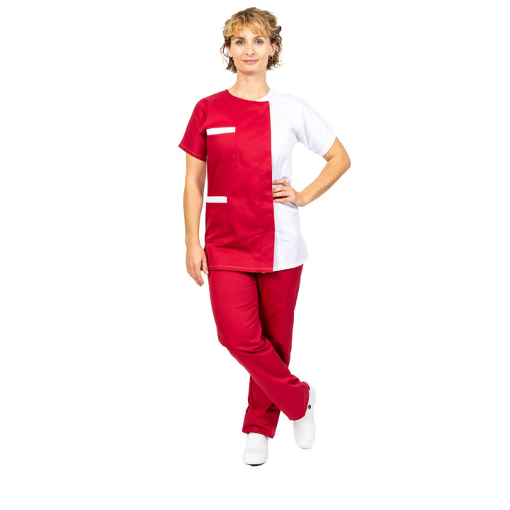 Tunique Medical Bicolore Femme Talia