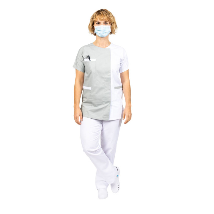 Tunique Medical Bicolore Femme Talia