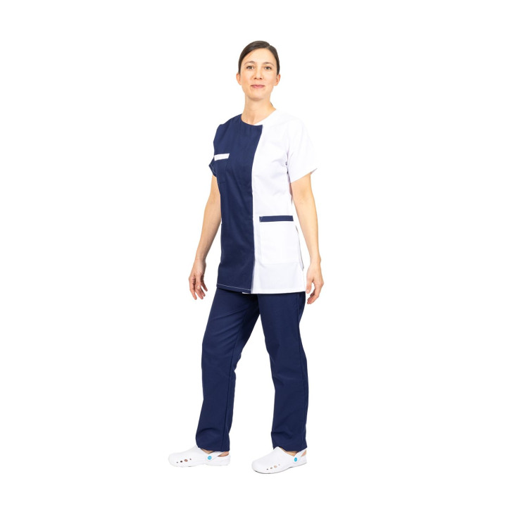 Tunique Medical Bicolore Femme Talia
