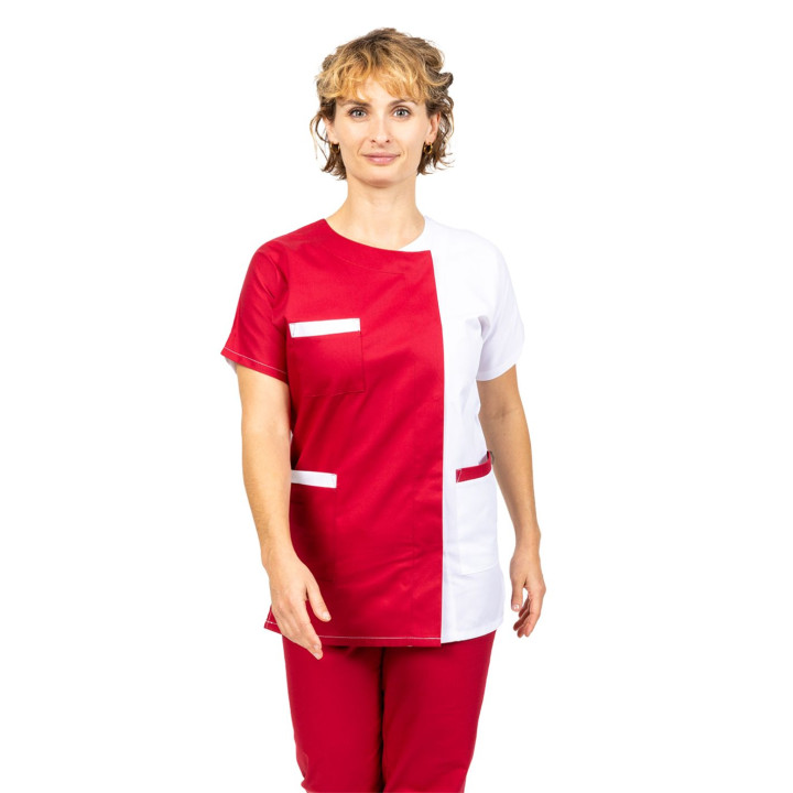 Tunique Medical Bicolore Femme Talia