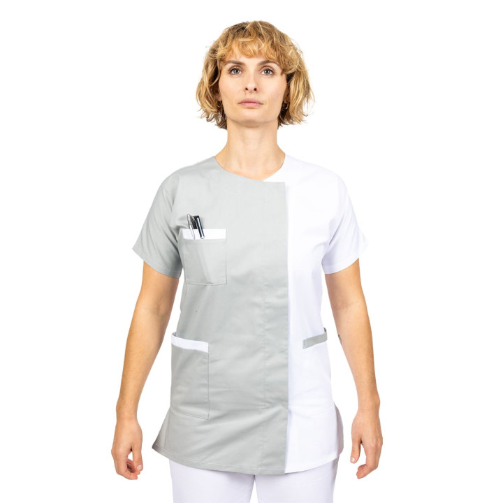 Tunique Medical Bicolore Femme Talia