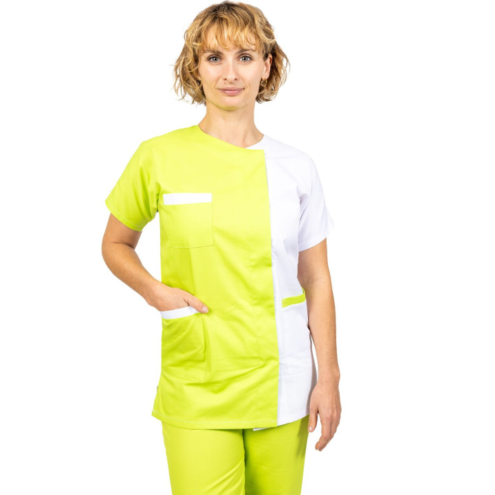 Tunique Medical Bicolore Femme Talia
