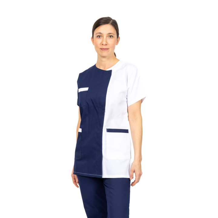 Tunique Medical Bicolore Femme Talia