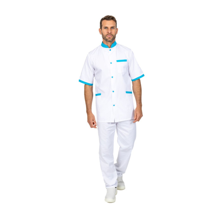 TEO TUNIQUE MEDICALE BLANCHE HOMME