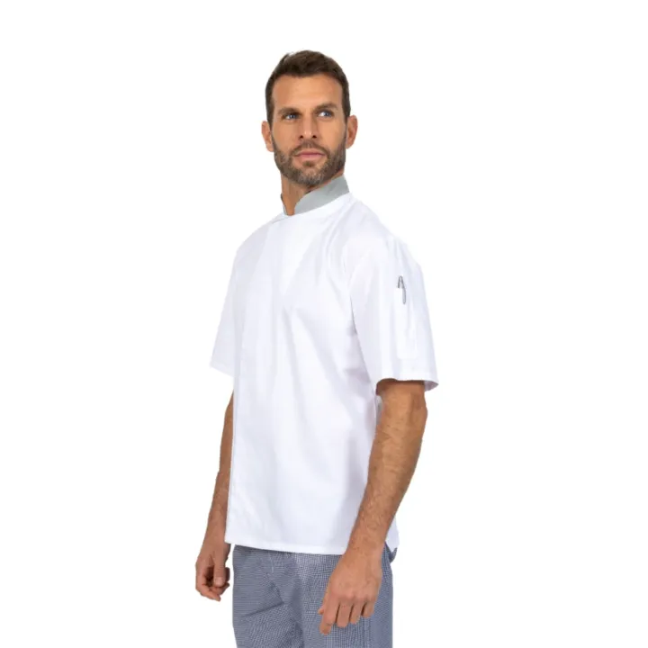 Veste De Cuisine Mixte Valin Blanc/noir