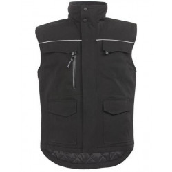 TAO gilet de travail chaud softshell imperméable et respirant