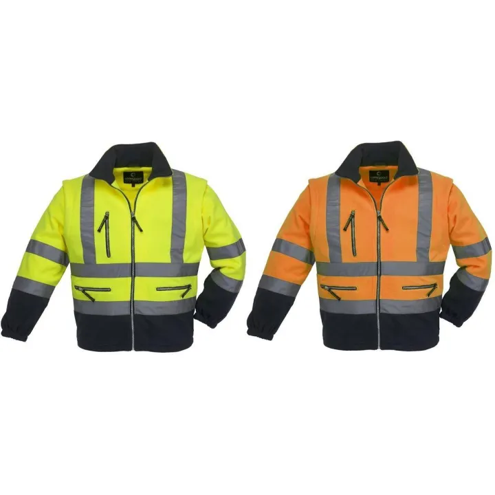 HIVIZ STATION Veste de travail chaude polyester polaire haute visibilit&eacute; 