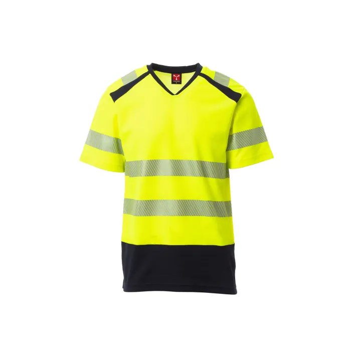 Tee-shirt Col En V Manches Courtes Hv Way