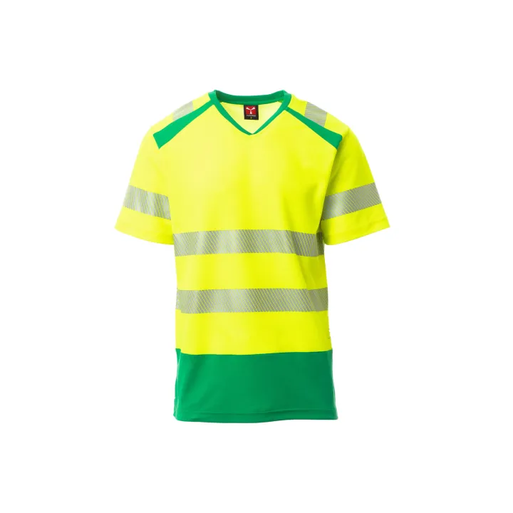 Tee-shirt Col En V Manches Courtes Hv Way