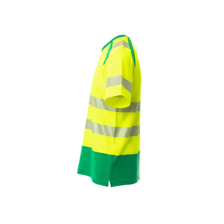 Tee-shirt Col En V Manches Courtes Hv Way