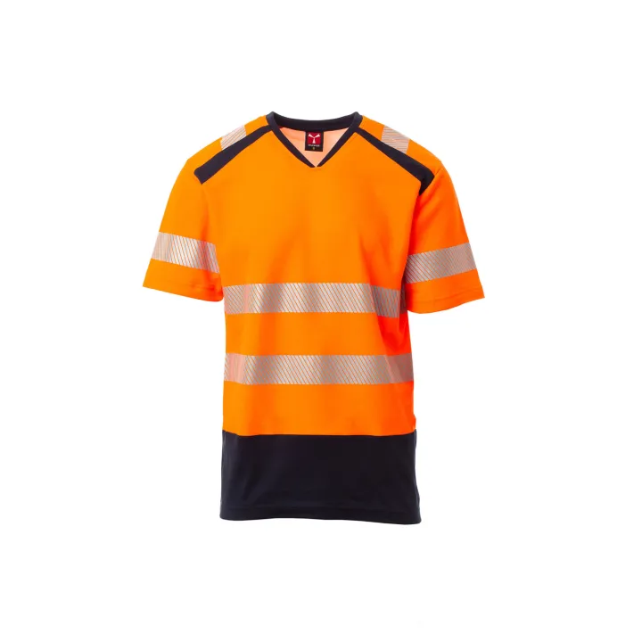 Tee-shirt Col En V Manches Courtes Hv Way