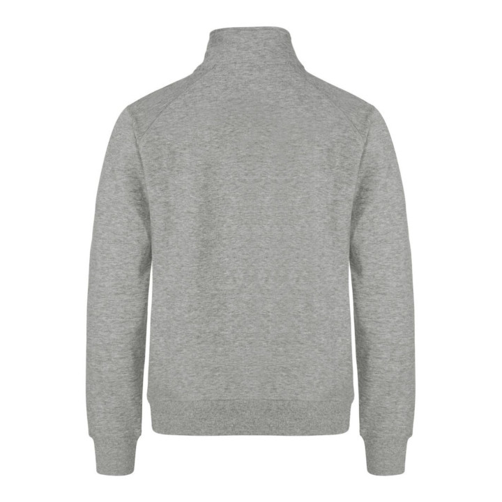 Sweatshirt Col Zippe 021043 Coton Poly