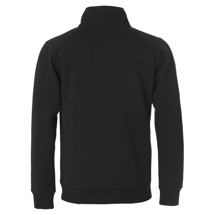 Sweatshirt Col Zippe 021043 Coton Poly