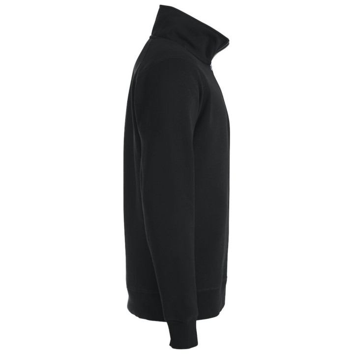 Sweatshirt Col Zippe 021043 Coton Poly