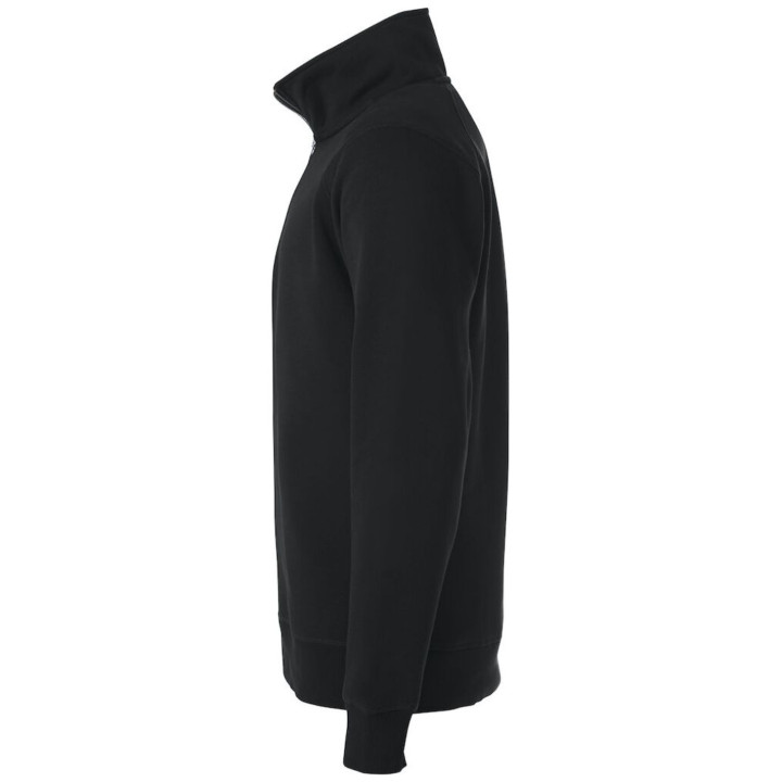 Sweatshirt Col Zippe 021043 Coton Poly