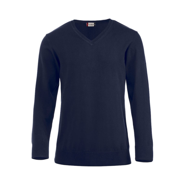Pull Homme Col V 100% Coton