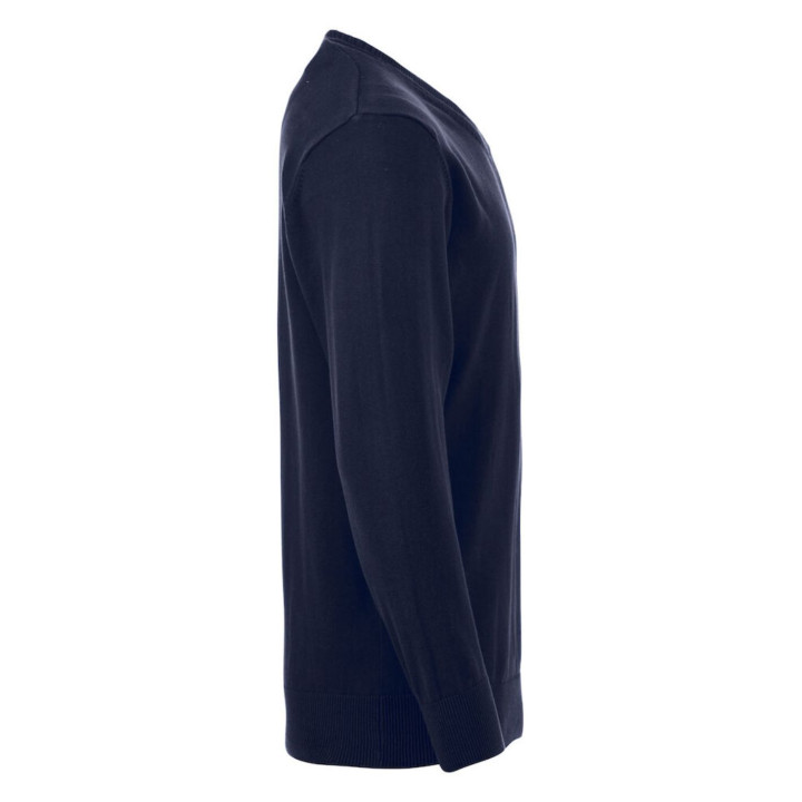 Pull Homme Col V 100% Coton