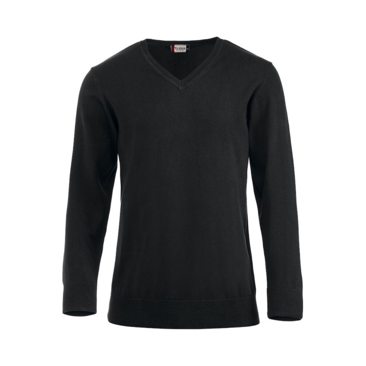 Pull Homme Col V 100% Coton
