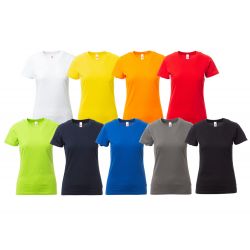 Tee-shirt Cintré Femme Manches Courtes Print Lady