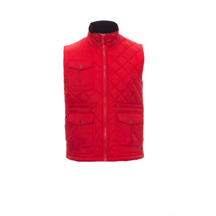GATE Gilet de travail multipoches matelass&eacute; 100% nylon